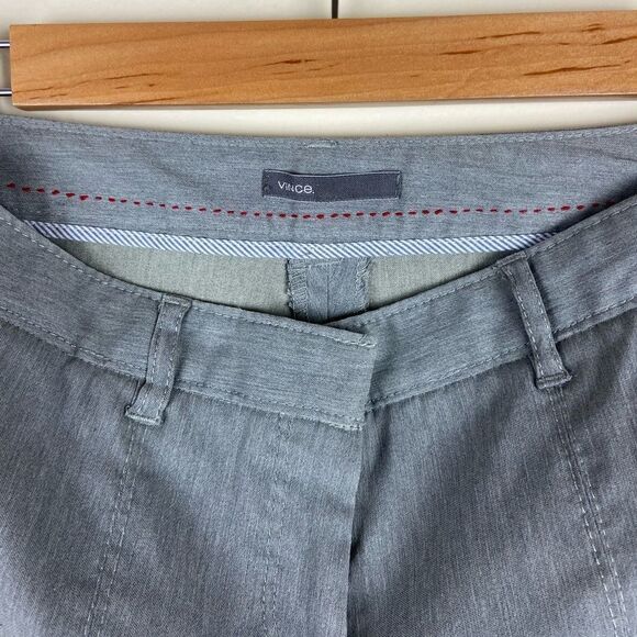 Vince Zip-Pocket Slim Straight Trousers - Gray - Picture 7 of 7